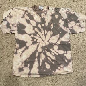 Bleach dye Nike tee